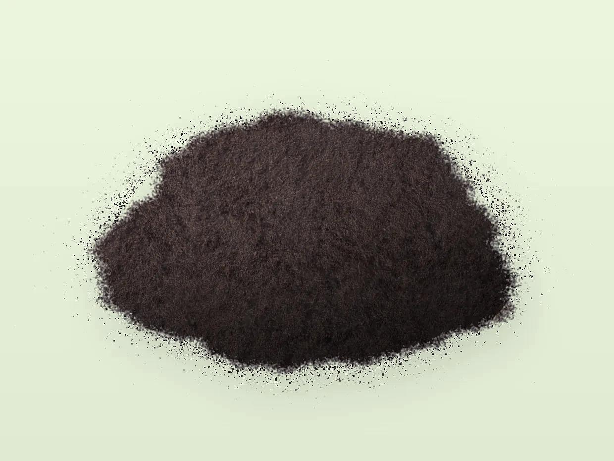 Fein vermahlenes Mooreichen-Pulver